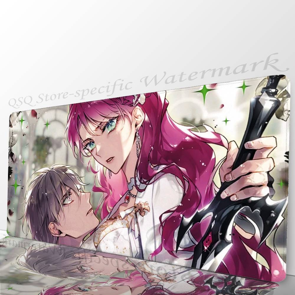 Коврик для мыши Manga V-Villains Are Destined To Die Нескользящий Подходит для офисных компьютеров Ноутбуков Игровых столов E-sports Коврик XXL Клавиатура
