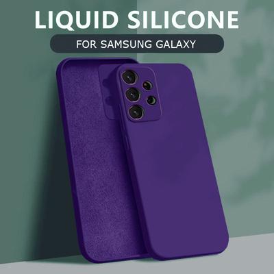 Чехол A53 A73 A33 A23, мягкие жидкие силиконовые чехлы на ощупь для Samsung Galaxy A53 A23 A33 A73 A13 A22 A32 A52 A72 A51 A71 M32 M33 M53 5G 4G, задняя крышка