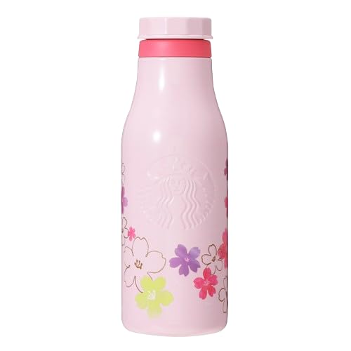 STARBUCKS SAKURA 2024 Stainless Steel Logo Bottle, Baby Pink, 473ml, Cherry Blossom Design, Sakura 2024, Tumbler, Coffee, Starbucks Pink, Cute, Stylis
