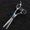 Профессиональные 6-дюймовые синие ножницы для стрижки волос, филировочные парикмахерские ножницы Makas, парикмахерские ножницы