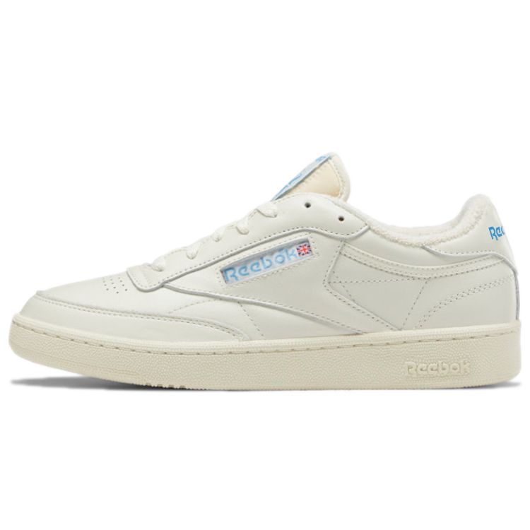Reebok Club C 85 Vintage Chalk Essential Blue Unisex Sneakers Cream Alabaster GX3680