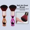 1 шт. Профессиональная кисть для ногтей с мягкой щетиной для маникюра, педикюра, акриловых и гелевых ногтей, для очистки кутикулы и удаления пыли