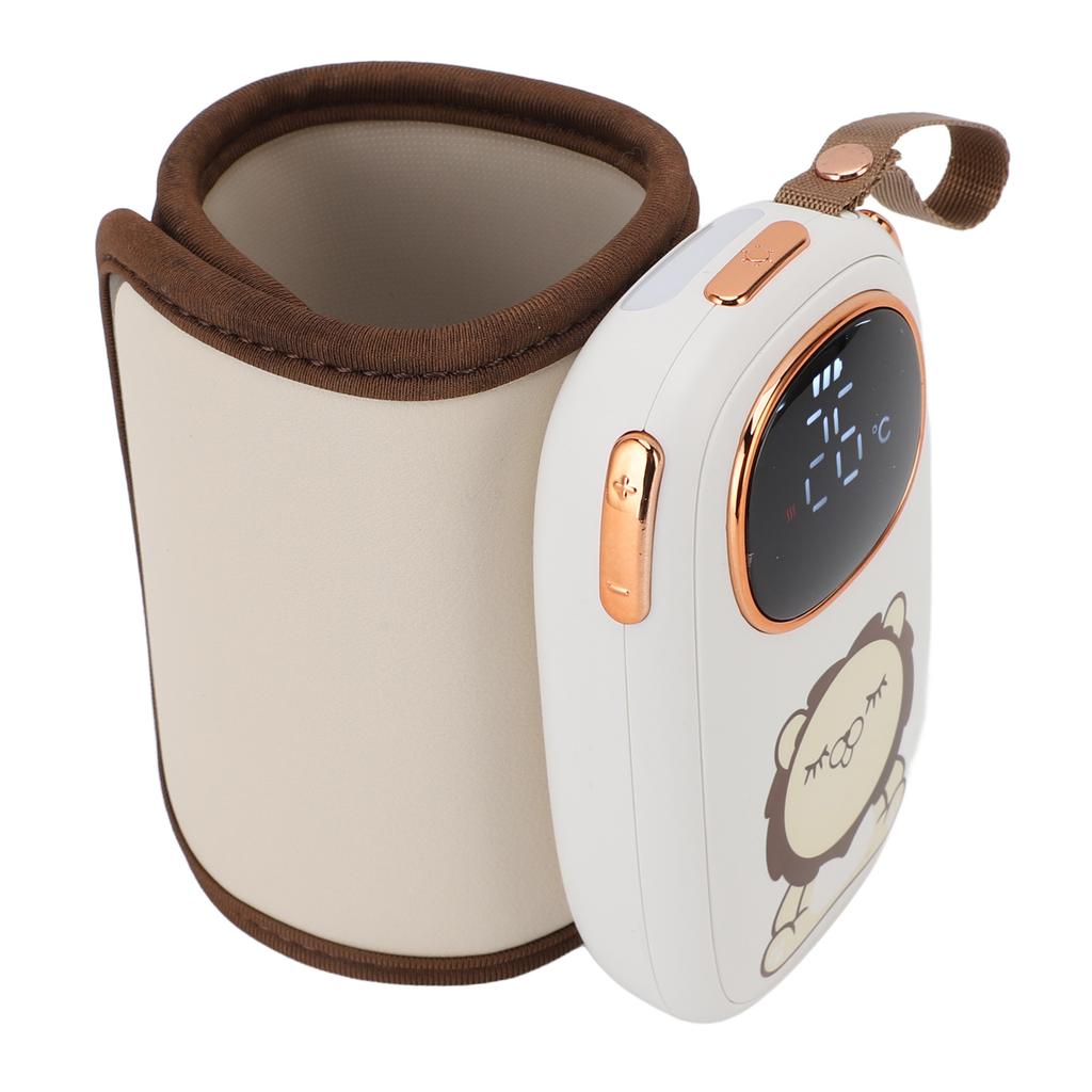 Baby Bottle Warmer Constant Temperature Portable Milk Bottle Heating Sleeve for Travel USB Charging