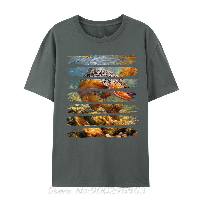 Nice Fish Fishing Heartbeat Male T Shirt Birthday Summer Shirts Cotton Fabric Comics Top Tshirts Oversized Unisex Clothing