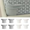 4 шт. Регулируемые прочные держатели для простыней Нескользящие DIY Противоскользящие держатели для простыней Отсутствие смещения Невидимые колышки для кровати Инструмент для фиксации одеяла