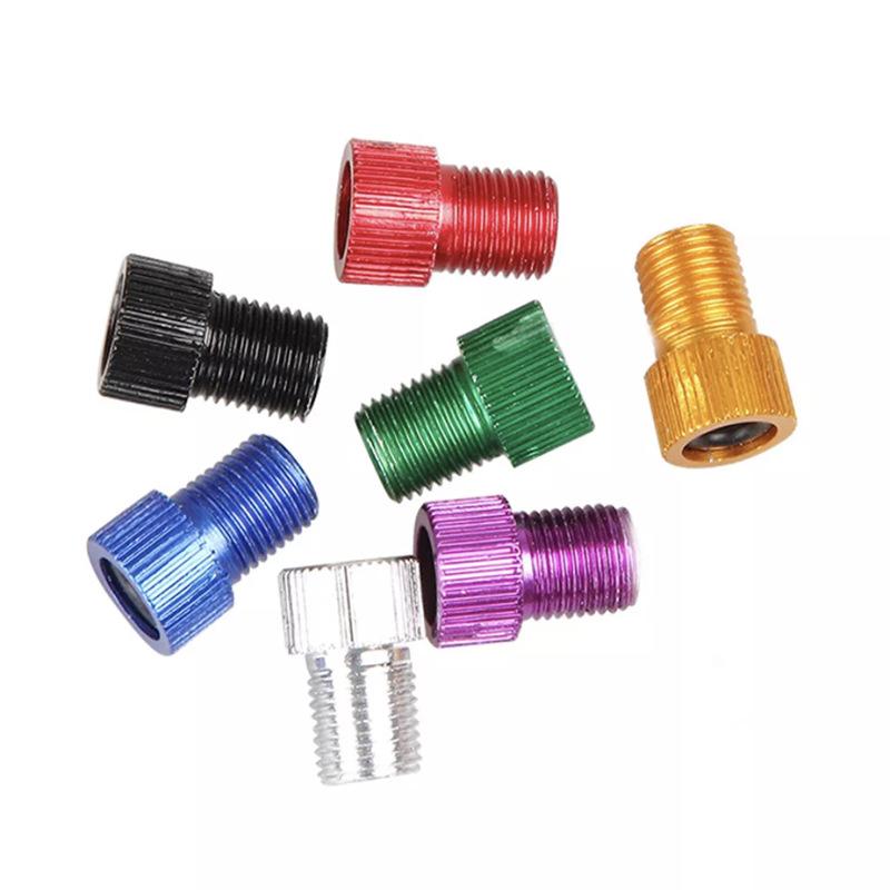 6 шт. алюминиевый велосипедный клапан Presta к конвертеру Шредера автомобильный адаптер клапана