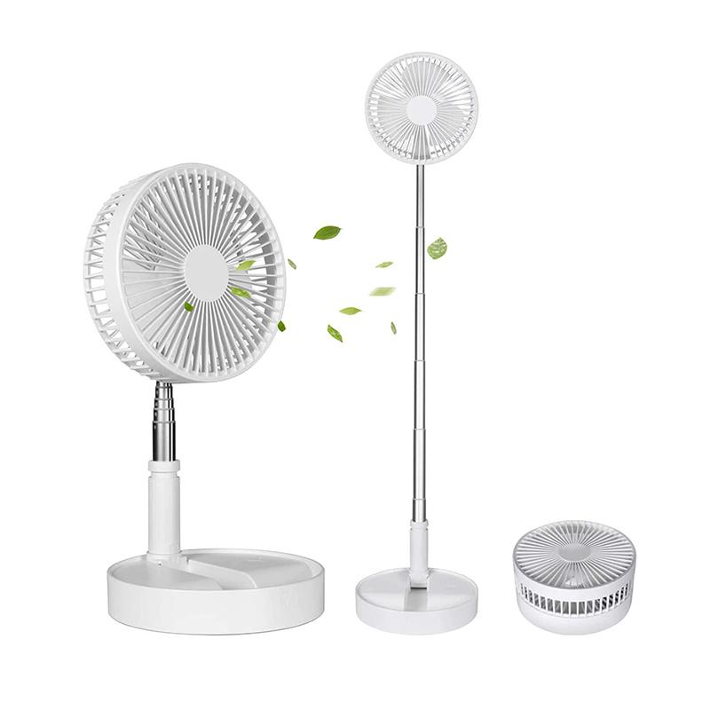 Portable Folding Air Cooling Fan USB Charging High Quality Standing Fan Mini Home USB Charging Quiet Office Fan
