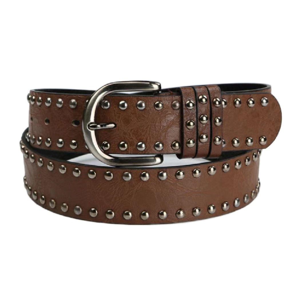 Zinc Zinc Alloy Pin Buckle Waist Belts Wide Waist Bands for Women Punk Waist Belt for Women Women