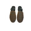 Weaving Summer European and American New Roman Sandals Women's Flat-bottomed Bag Head Half Slippers Hollowed Out Niche Fisherman Round Head Fishing