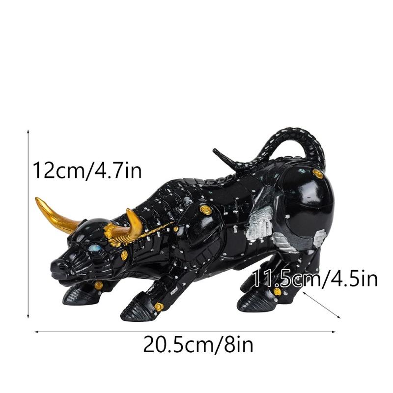 Тренд бычьего рынка Уолл-стрит настольное украшение полимерные фигурки украшения для дома и офиса парящие украшения изделия ручной работы
