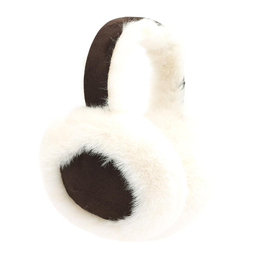 Collapsible Plush EarMuffs for Women and Kids Ear Warmer Furry Headband for Winter Christmas New Year Gifts
