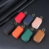 New Leather Double-layer Car Key Bag, First-layer Cowhide Car Key Protection Leather Case, Household Key Bag.