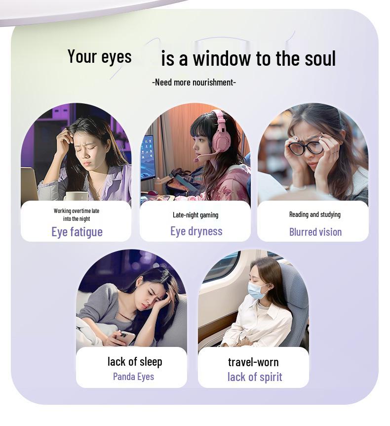 Теплый компресс Паровая маска для глаз с ароматом чая для защиты глаз