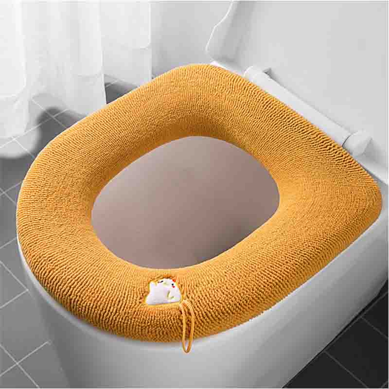 Коврик для унитаза Home Four Seasons Universal Toilet Cover Туалетная шайба Симпатичная зимняя утолщенная подушка для сиденья Подушка-кольцо для унитаза