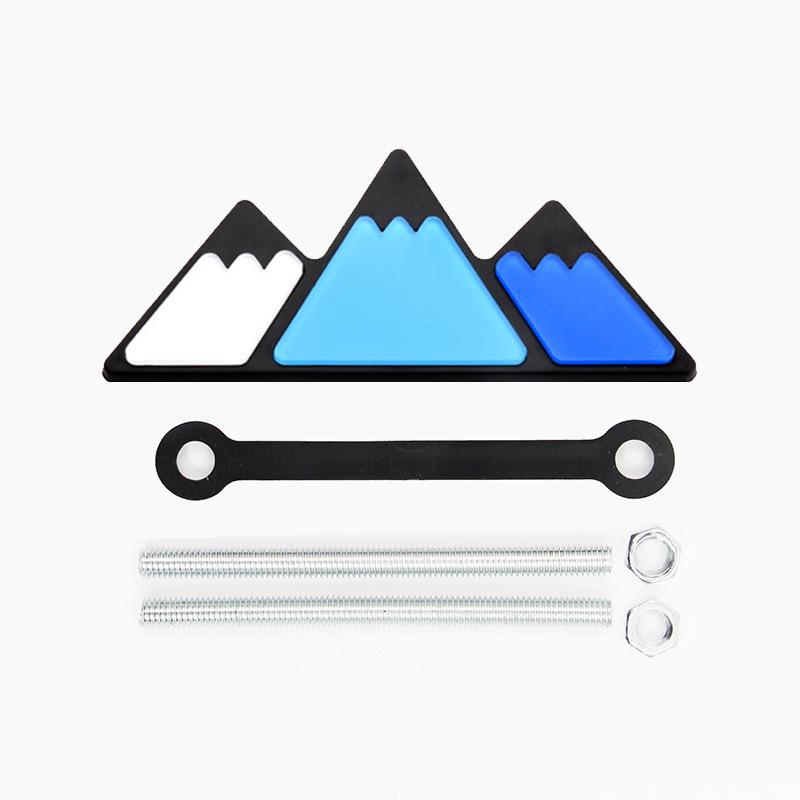 Tricolor Mesh Grille Emblem Sticker for Toyota 4Runner, Tacoma, Tundra