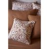 Coussin déhoussable festonné "Capucine" 40 x 40 cm "Gaze de Coton" - Capucine Pampa