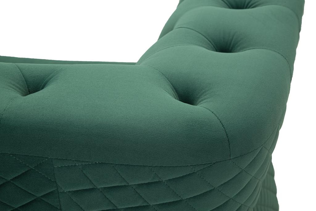 Armchair Emy Green With Cushion Cm 104X83X76