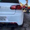 For VW Golf 6 MK6 R R20 2008-2013 Car Rear Bumper Diffuser Tail Splitter Spoilers Protector Guard Lip Glossy Black ABS Bodykits