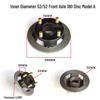 Electric Tricycle Front Axle Disc Brake Assembly with Master Cylinder