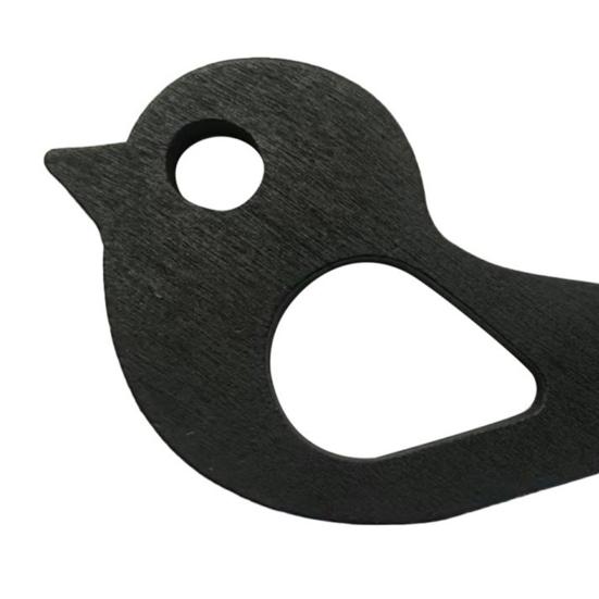 Деревянный дверной стопор в форме птицы, нескользящий дверной стопор, предотвращает захлопывание двери, подходит для нижнего шва двери