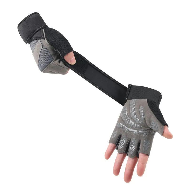 Men and Women Breathable Anti-slip Cycling Bicycle Gloves Half Finger Women's Gym Mitten Fitness Sport Training Fitness Gloves