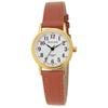 J-AXIS Women's MJL-X06-BR (SUNFLAME Quartz Women's Sun Flame) Round Watch Brown Alloy Analog