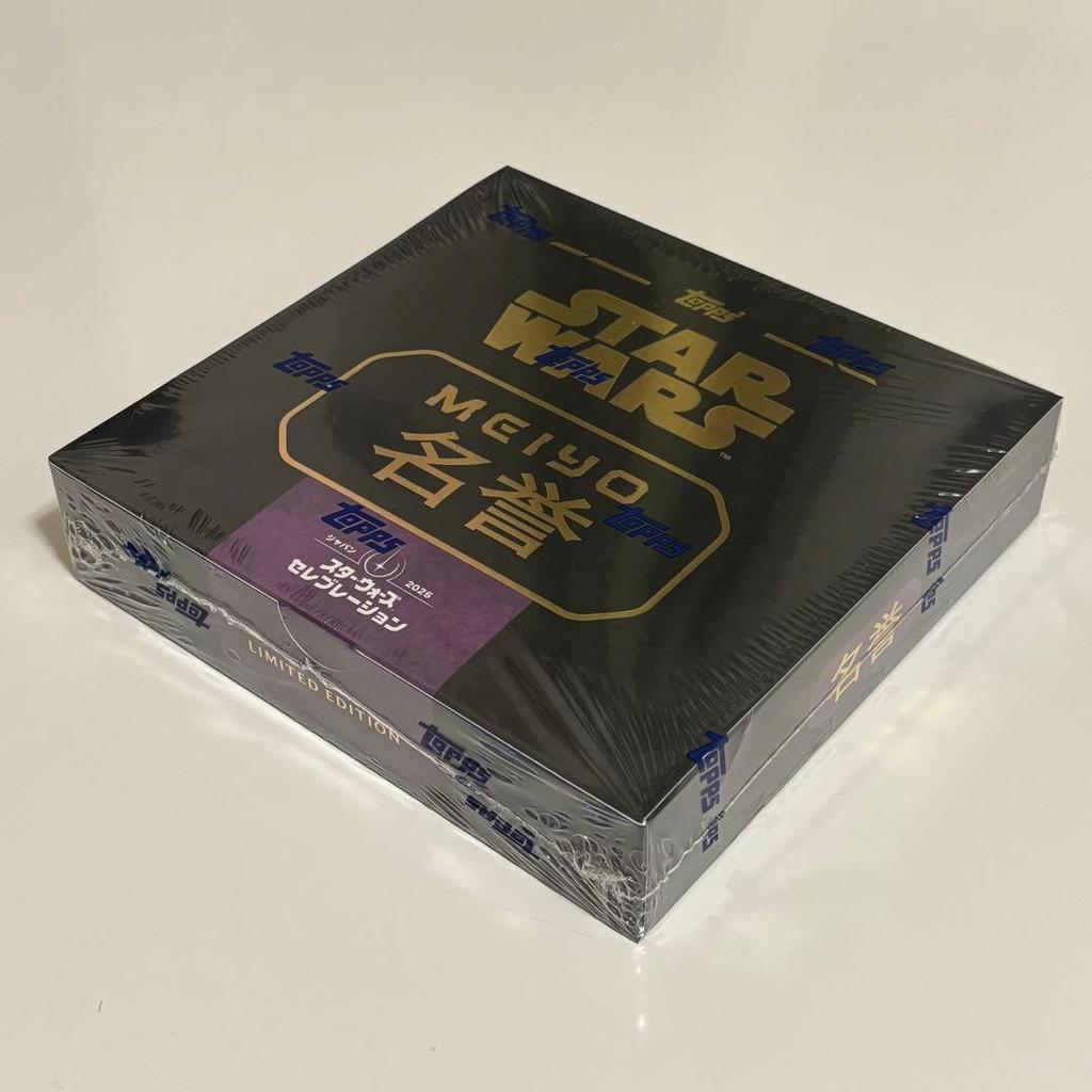 2025 Topps Звездные Войны Meiyo Japan Праздничный Эксклюзивный Hobby Box Запечатанный на Фабрике
