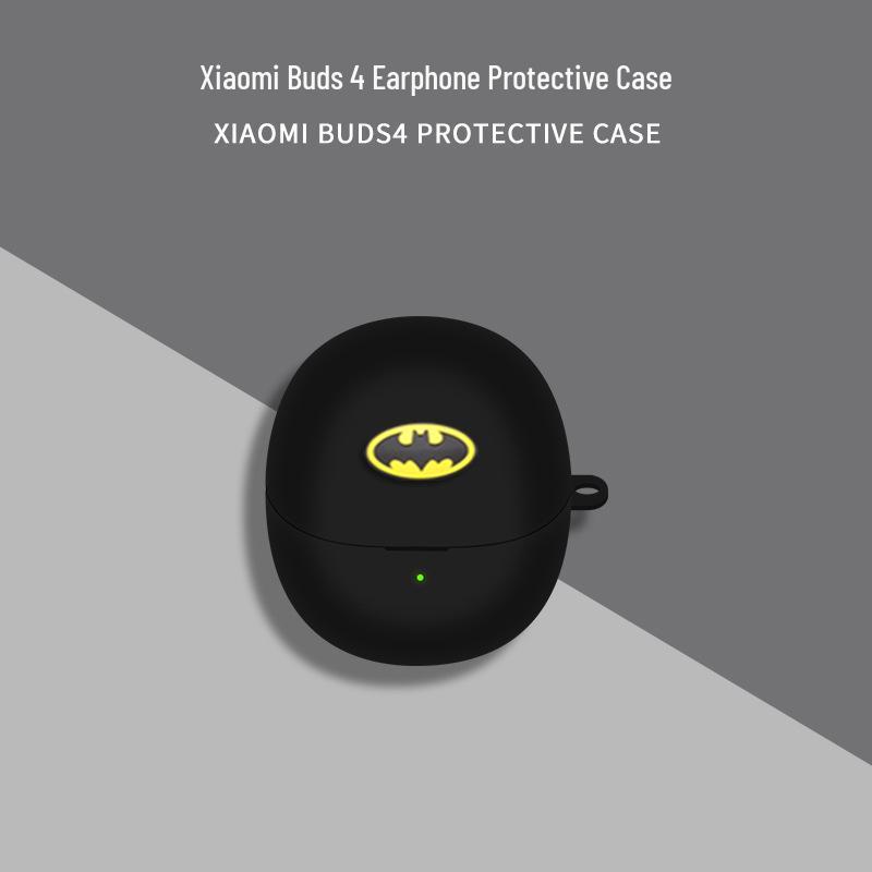 Xiaomi Buds 4 Silicone Protective Case - Anti-Fall Wireless Earbuds Cover