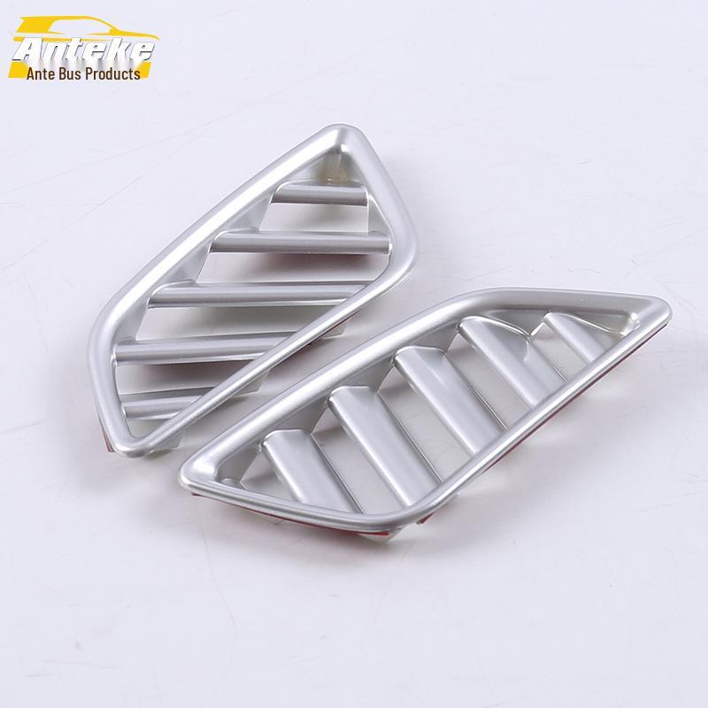 Fits 17-19 A4L: Front Air Vent Trim & Headlight Switch Sticker