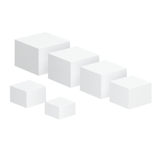 6 шт. Подставки для шведского стола, подставки для демонстрации еды, многоцелевая штабелируемая подставка для дисплея, кубическая коробка, вложенные подставки с полыми основаниями