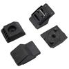 Trunk Stop Buffer 4Pcs/Set Black For Mercedes E Class Kits Rubber W124 A124 C124 1247580144 A1247580144 Brand New