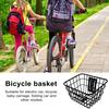 Передняя велосипедная корзина с винтами, большая вместимость, высокая грузоподъемность, не ржавеющая, для горного и шоссейного велосипеда