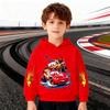 Hot-selling Car McQueen Fashion Children's Hoodies for Autumn and Winter, Warm and Comfortable Hoodies, Children's Clothing