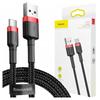 Baseus Cafule 2A 2M USB To USB-C Cable (Red-Black)