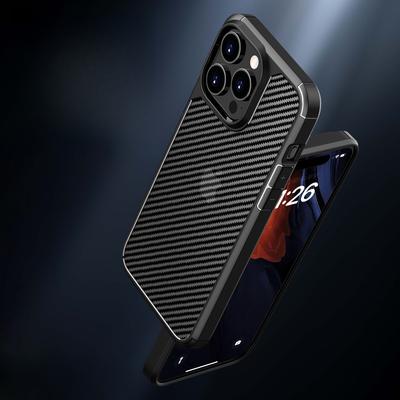 Подходит для iPhone16Pro Чехол для мобильного телефона Углеродное волокно Apple 15 Защитный чехол Подушка безопасности Противоударный жесткий чехол