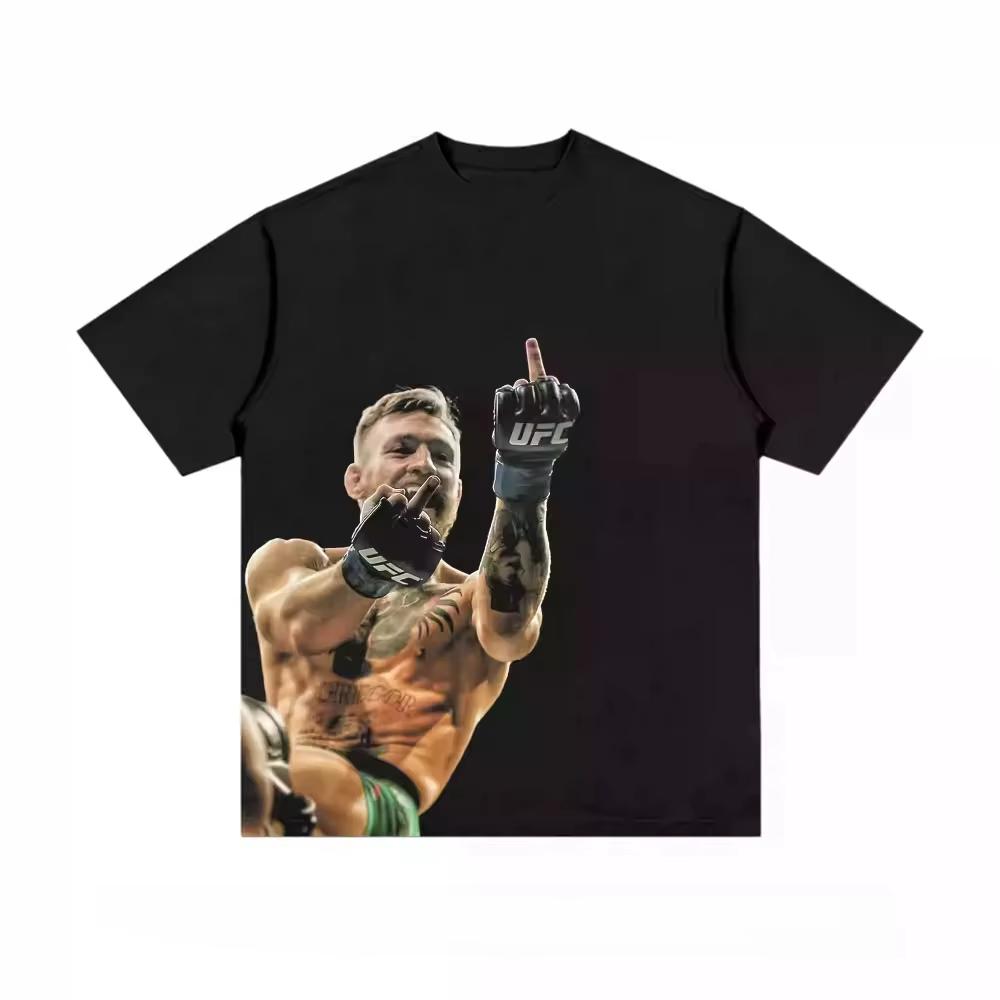 UFC Star Printed Cotton Tee 2026 New Y2k Fashion Style Unisex Unisex Unisex Casual Summer Streetwear Short Sleeve Tops