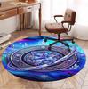 Chelsea Football Club Pattern Round Rug, Indoor/Outdoor Mat, for Picnic, Gameroom, Bedroom, Office, Living Room, Home Decor Carpet, Birthday Gift