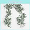 Artificial Eucalyptus Vine For Wedding Decor And Home Interior 172cm Faux Plastic Plant Foliage