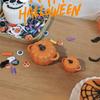 1/6 1/12 Doll Mini Pumpkin Soup Pot Alloy Dollhouse Halloween Decoration  Festival Supplies