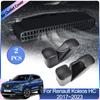 Крышка воздухозаборника для Renault Koleos HC Samsung QM6 2017~2024 Автомобиль Под Задним Сиденьем Вентиляция Кондиционера Выхлопная Система Аксессуары