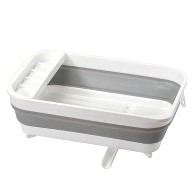 Pearl Metal Kitchen Mate HC-486 Складная сушилка для посуды с карманом, Сделано в Японии