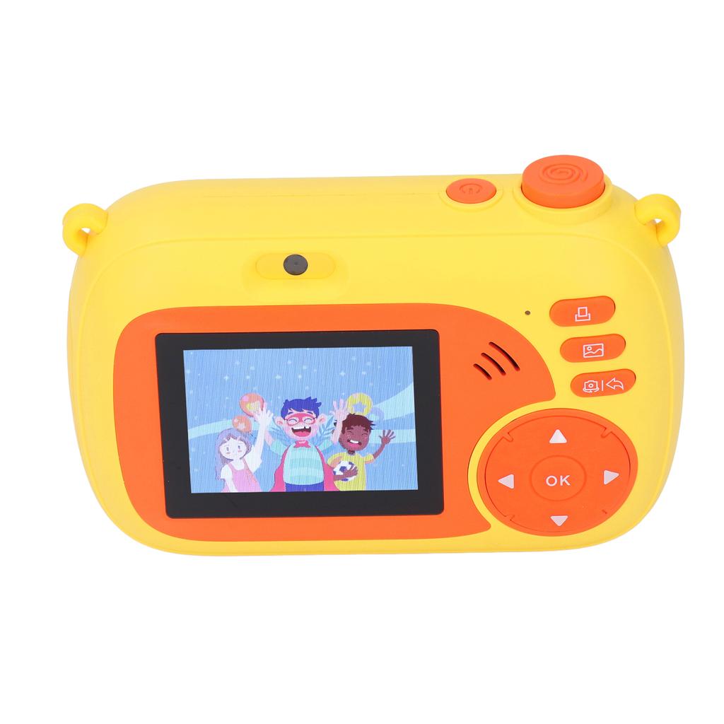 Thermal Printing Instant Camera Selfie Camcorder Toy 2.4in HD Screen for Kids Birthday Christmas