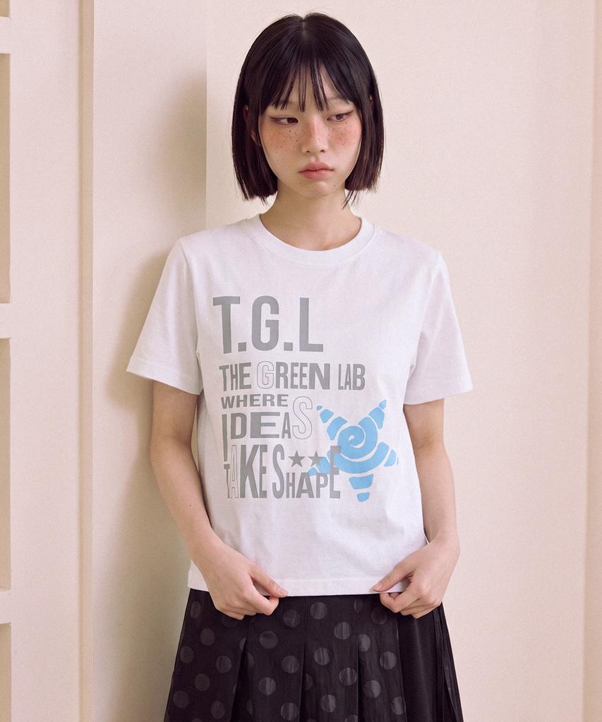 THE GREEN LAB Tgl Spandex Short Sleeve Tee [Lime Yellow]