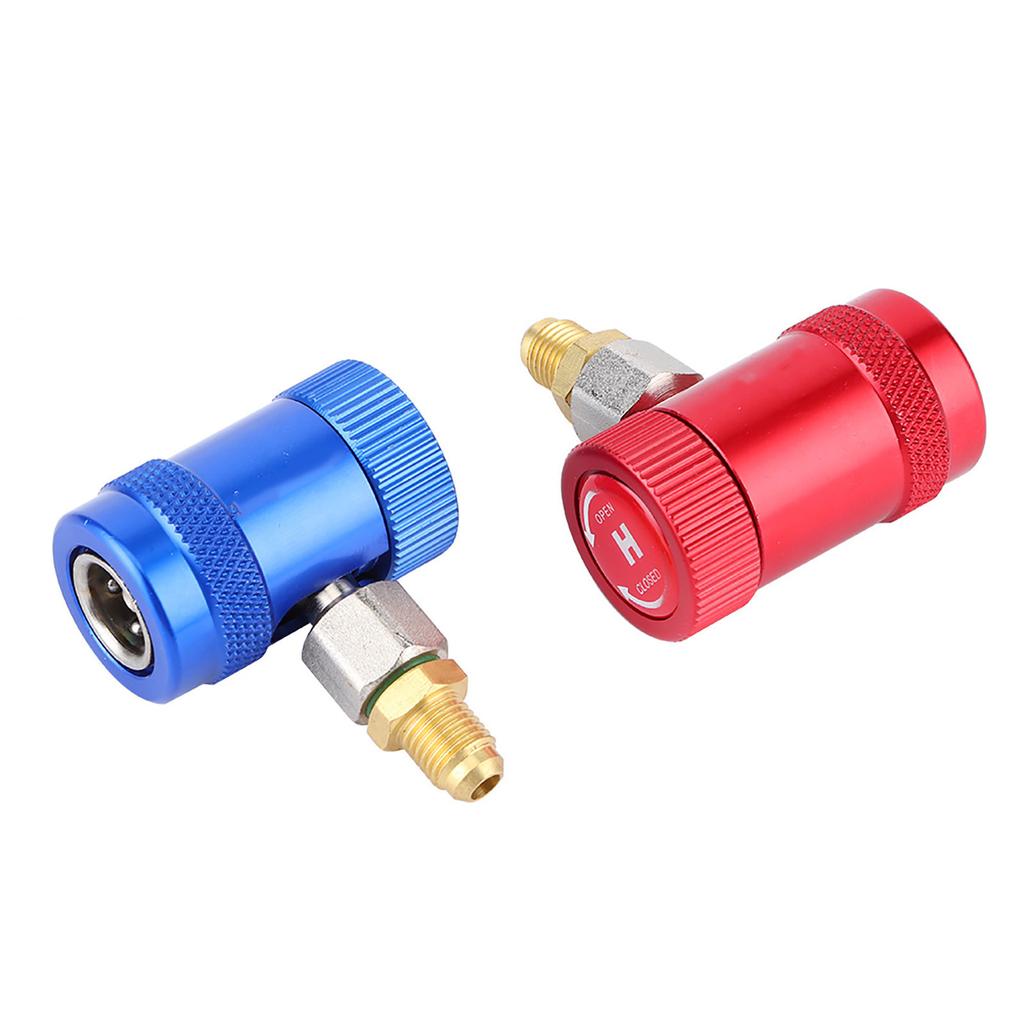 Professional Quick Couplers Air Conditioner Service Port Adapter Fit for R1234yf Refrigerants