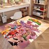 Mighty Morphin Power Rangers Print Rug, Washable Floor Carpet, For Entryway Dorm Laundry Room Office Study, Home Decor Birthday Christmas Gift