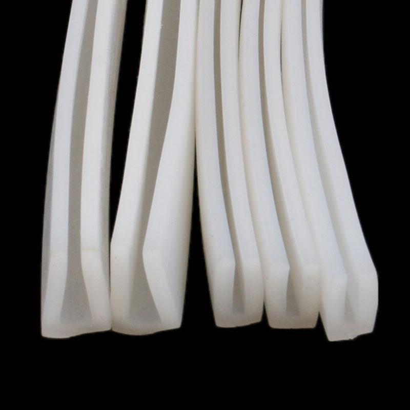 1/2/3/5 метров силиконовой резины U-образный канал уплотнительная лента отделка кромок остекление уплотнитель кромок защита от высоких температур