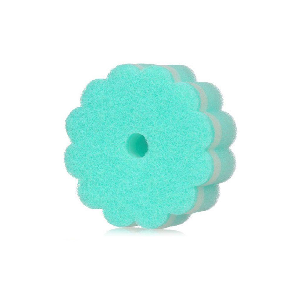 Кухонная утварь Разного Цвета Губка Щетка Губка Для Мытья Посуды Чистящие Мочалки Цветок Круглая Форма