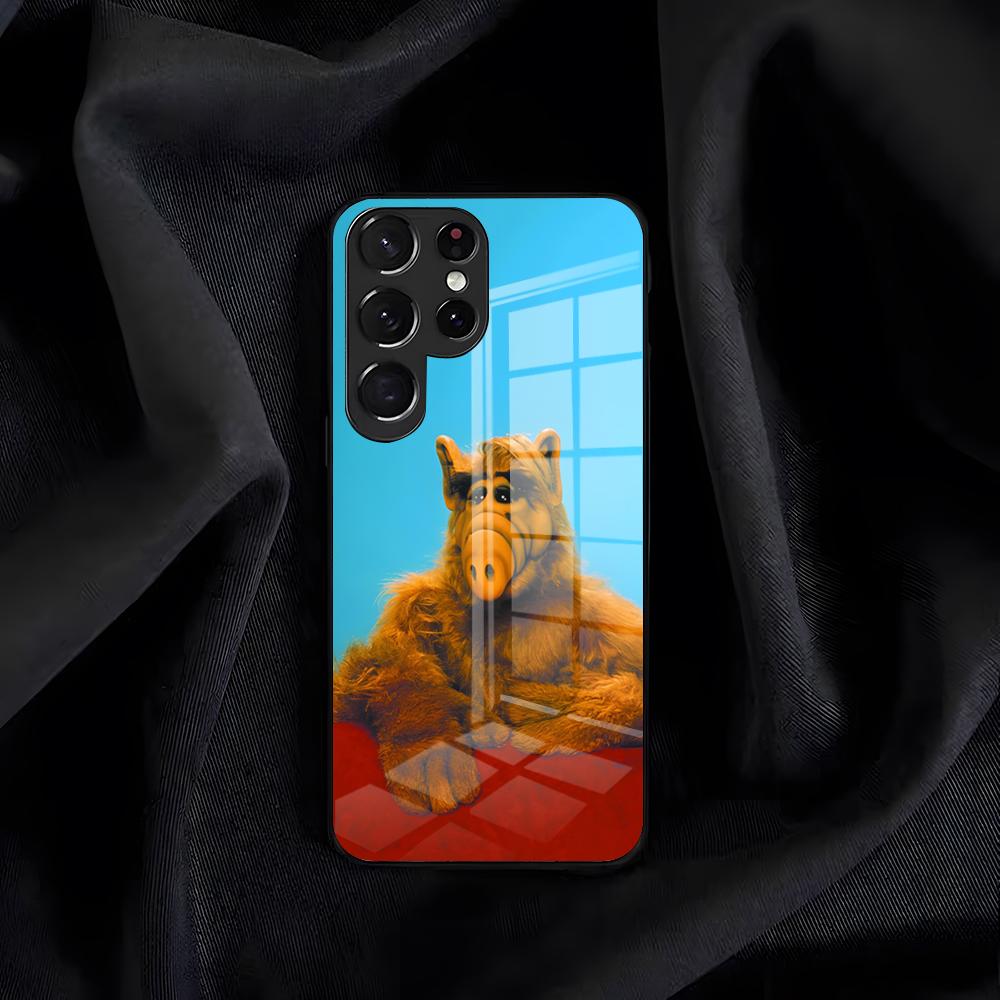 A-Alf TV Phone Case For Samsung S26 S25 Edge S24 S23 S22 S21 S20 Ultra Plus FE Glass Cover