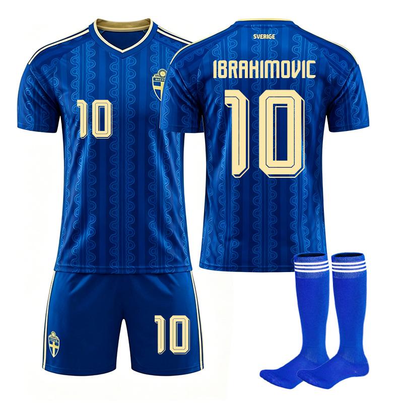 2026 No. 10 Ibrahimovic Sweden away kit for the USA-Canada-Mexico World Cup