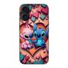 Iphone 16 Plus Stitch Angel Colorful Heart Case Maniacase